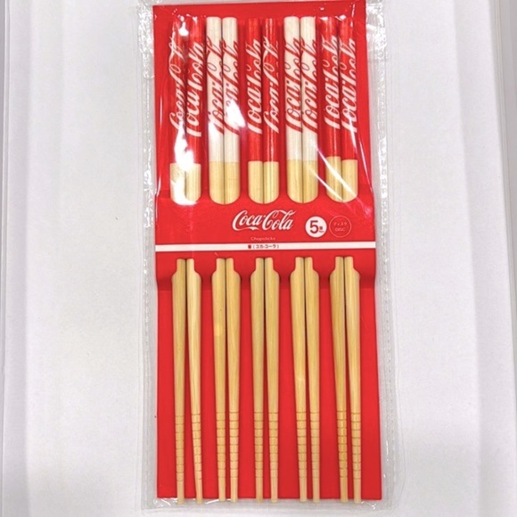 3 for $10 🐥Coca Cola 5 pairs of chopsticks - Picture 2 of 3